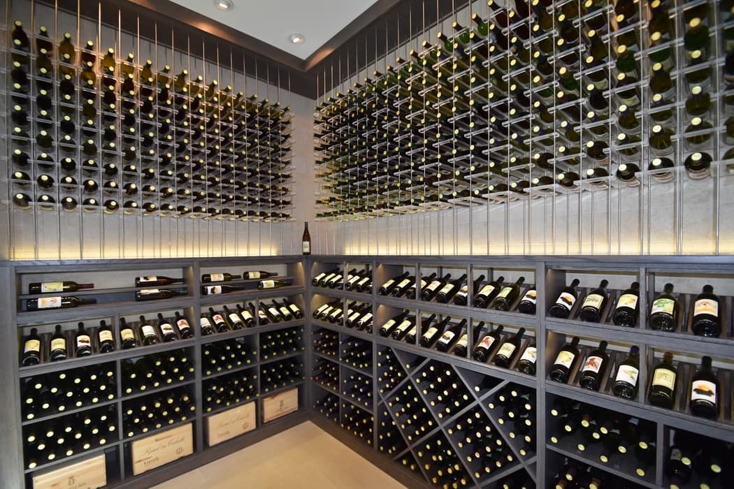 Charlotte luxury wine cellar design