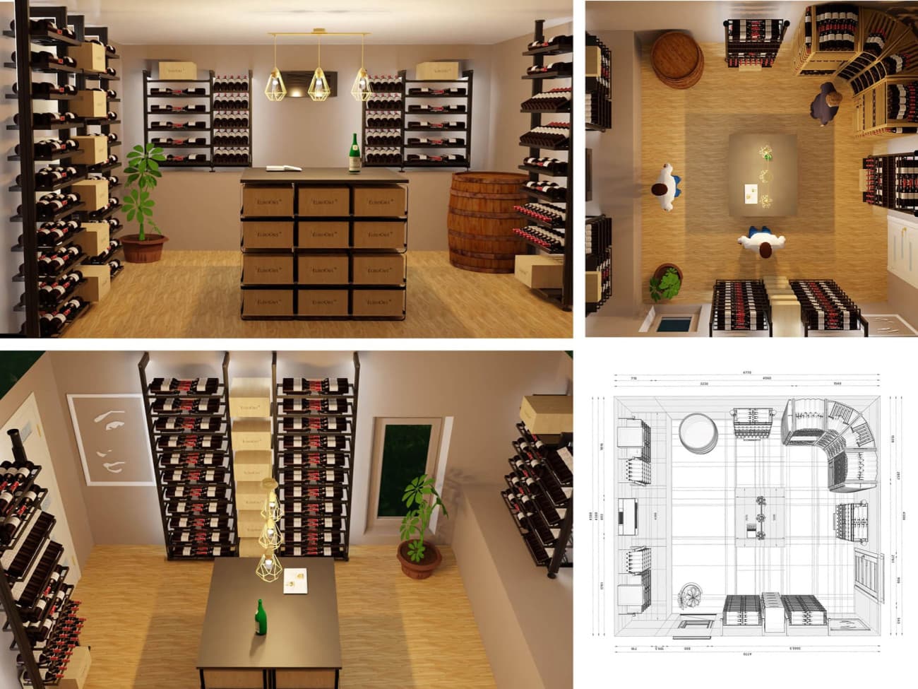 Cellar Design & 3D Renderings hero visual