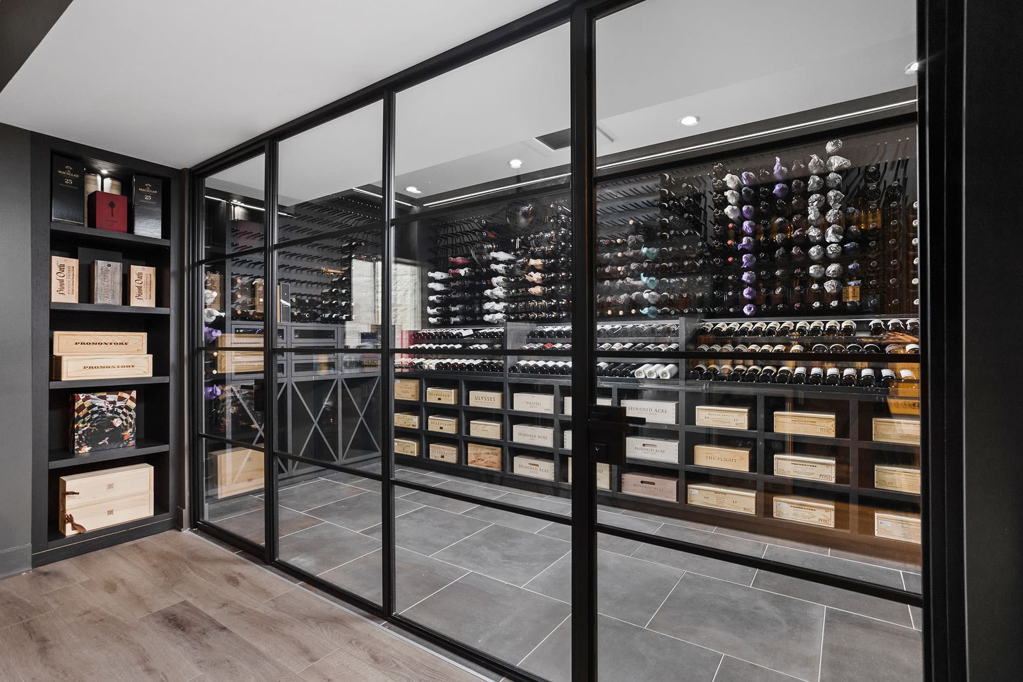 Professional custom residential wine cellars installation in Charlotte, NC - custom wine cellar craftsmanship by Charlotte Wine Cellars